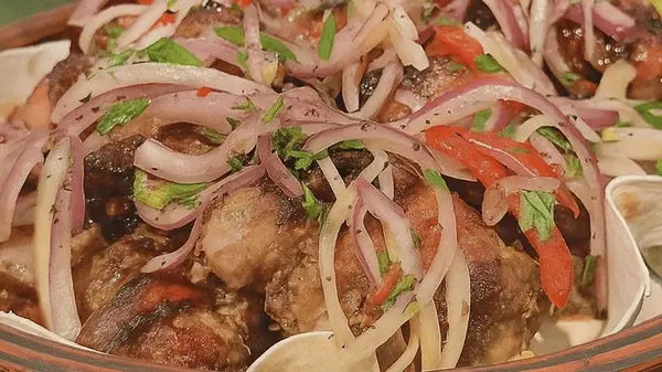 Шашлык из подчеревины в вине: рецепт сочного мяса