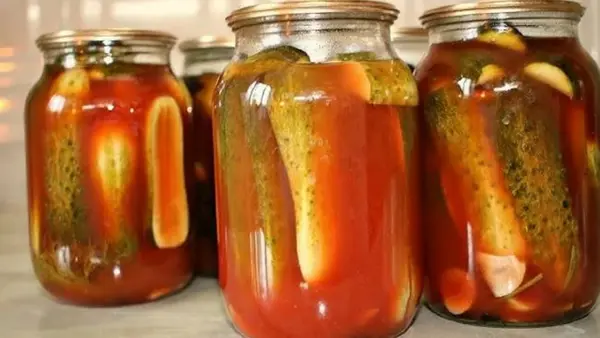 Маринованные огурцы с кетчупом по этому рецепту получаются просто супер