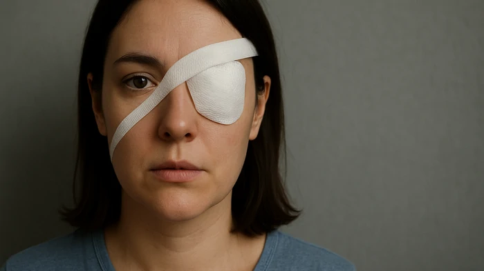 бинт на глаз