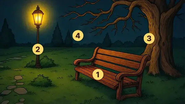 Где вы укроетесь ночью в парке: тест на ваши слабости