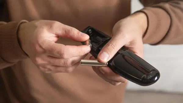 Почему если пару раз стукнуть по пульту, батарейки снова начинают работать