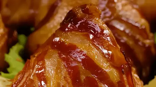 Пирамидки с картофелем и курицей в беконе — интересный рецепт