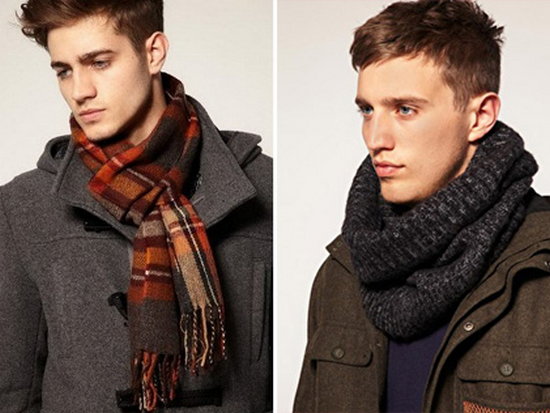 Как нужно выбирать мужской шарф
