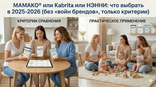 МАМАКО® или Kabrita или НЭННИ: что выбрать в 2025-2026
