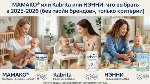 МАМАКО® или Kabrita или НЭННИ: что выбрать в 2025-2026