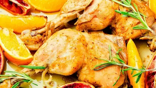 Куриные бедра в апельсиновом маринаде: секрет золотистой корочки