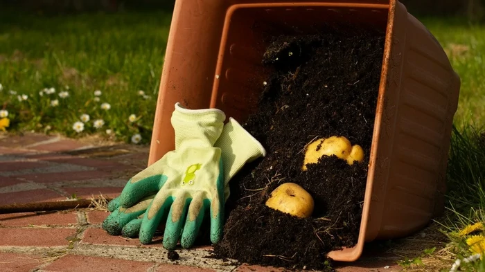 «Ленивый» способ высадки картофеля граблями без вспашки: как получить высокий урожай