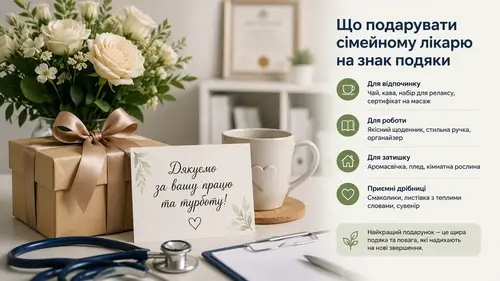 Що подарувати сімейному лікарю на знак подяки