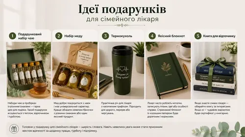 Ідеї подарунків для сімейного лікаря