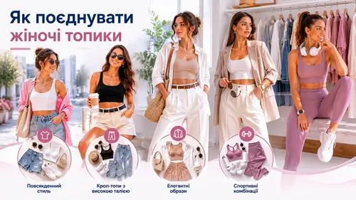 Як поєднувати жіночі топики