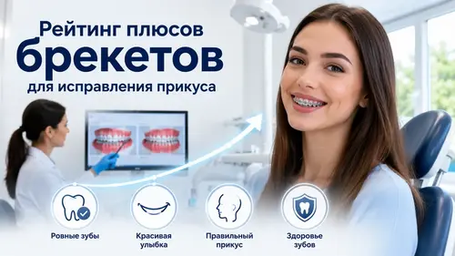 Рейтинг плюсов брекетов для исправления прикуса
