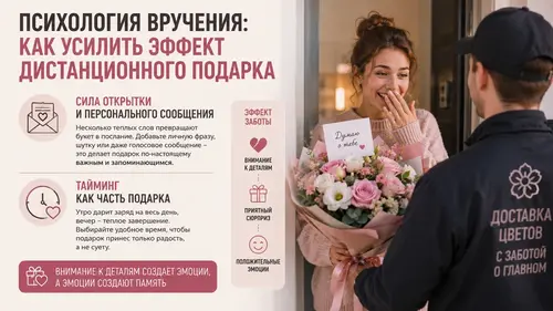 Психология вручения: как усилить эффект дистанционного подарка
