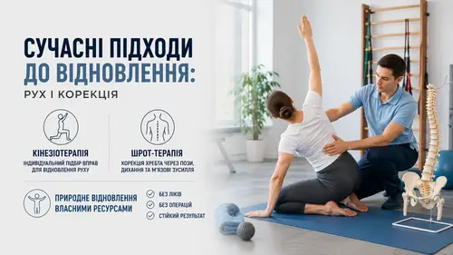 Сучасні підходи до відновлення: рух і корекція