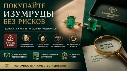 Покупайте изумруды без рисков