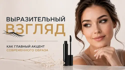 Выразительный взгляд как главный акцент современного образа