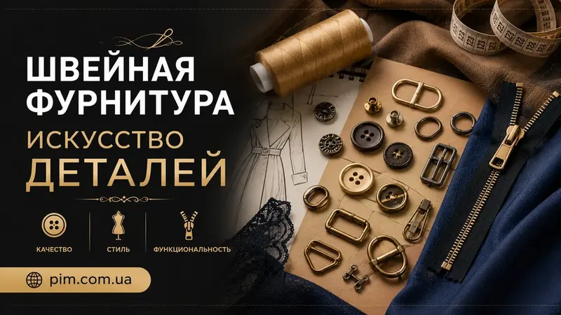 Швейная фурнитура для одежды: искусство деталей
