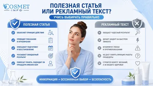 Как отличить полезную статью от рекламного текста