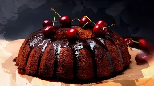 Летний десерт к чаю и кофе: готовим ароматный шоколадный кекс с вишней