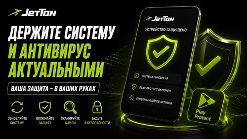 Держите систему и антивирус актуальными