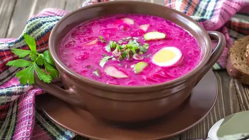 Как приготовить холодный суп из свеклы