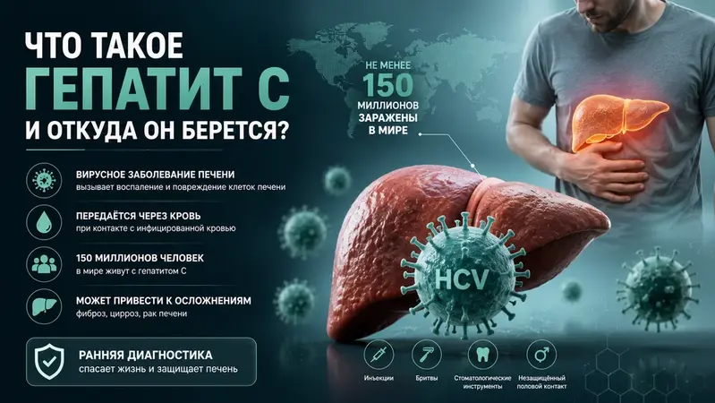 Что такое гепатит С и откуда он берется?