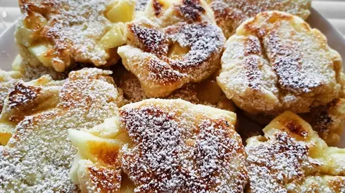 Как приготовить яблочные оладьи без кефира и молока