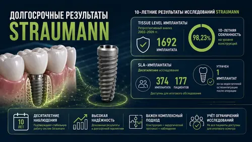Долгосрочные результаты Straumann