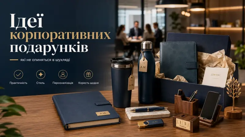 Ідеї корпоративних подарунків, які не опиняться в шухляді