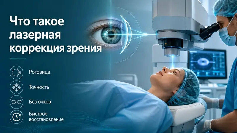 Что такое лазерная коррекция зрения