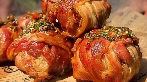 Грибные BBQ-бомбы с моцареллой: рецепт оригинальной закуски