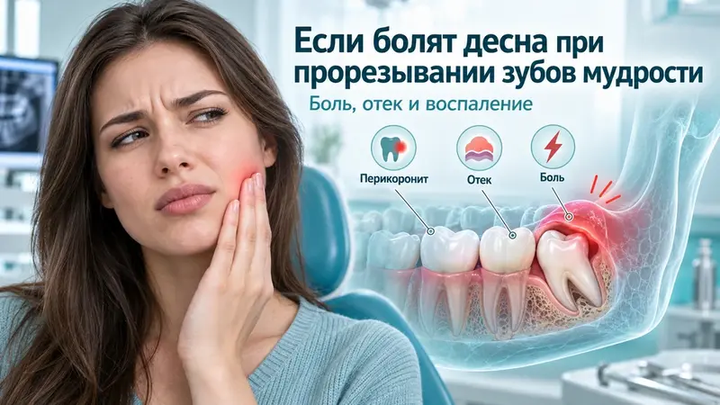 Если болят десна при прорезывании зубов мудрости