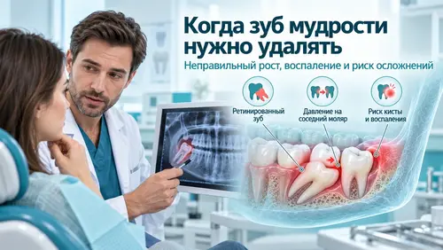 Когда зуб мудрости нужно удалять