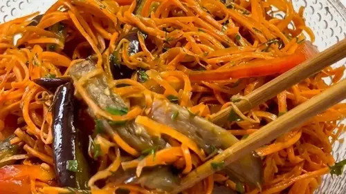 Баклажаны по-корейски: рецепт пикантной закуски
