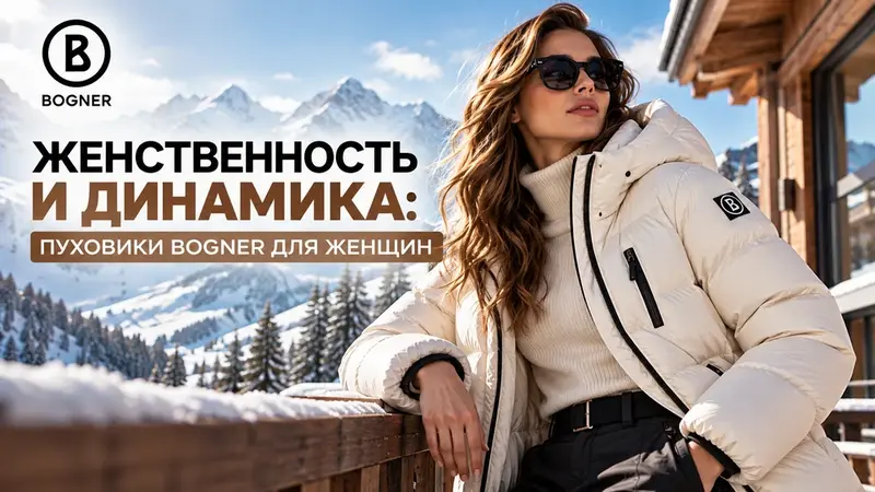 Женственность и динамика: пуховики BOGNER для женщин