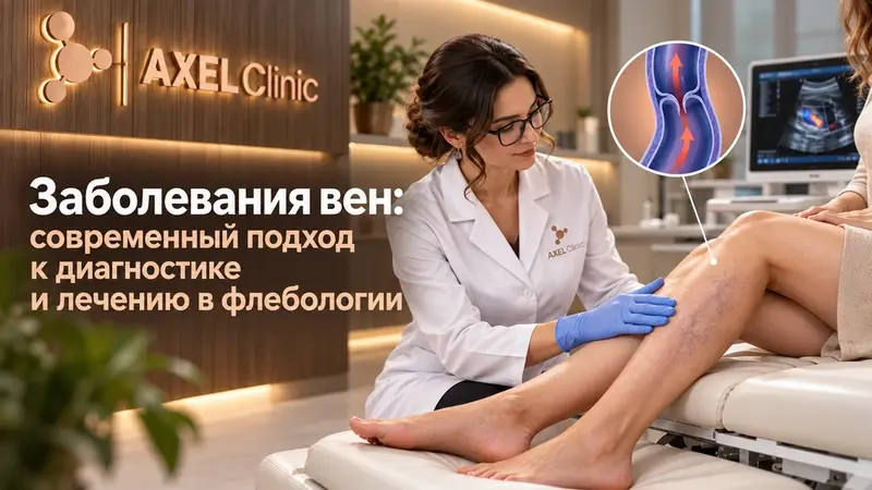 Заболевания вен: современный подход к диагностике и лечению в флебологии