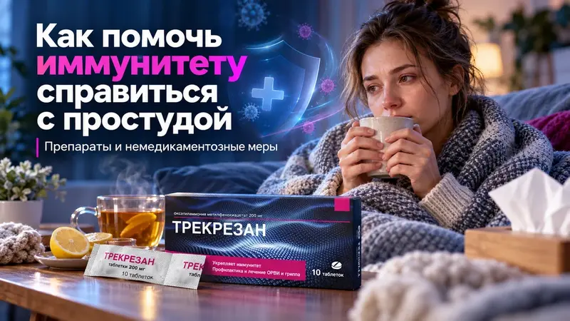 Как помочь иммунитету справиться с простудой: препараты и немедикаментозные меры