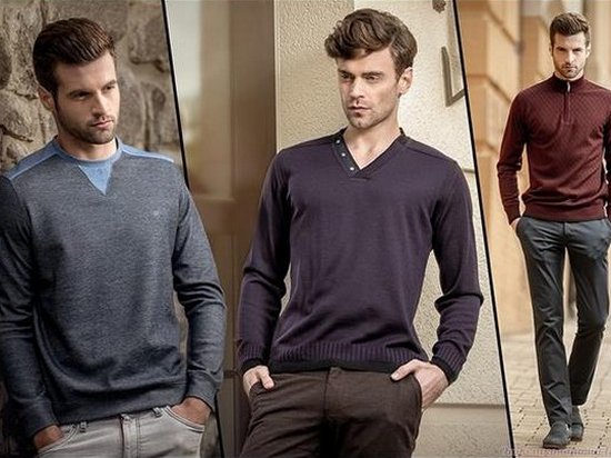 Стильные мужские свитера в модных образах