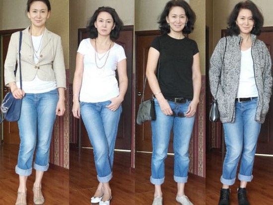 Как выглядеть модно и стильно в джинсах после 40