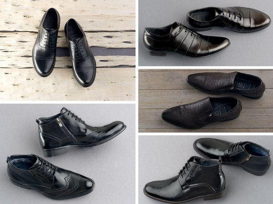 Основные модели мужской обуви