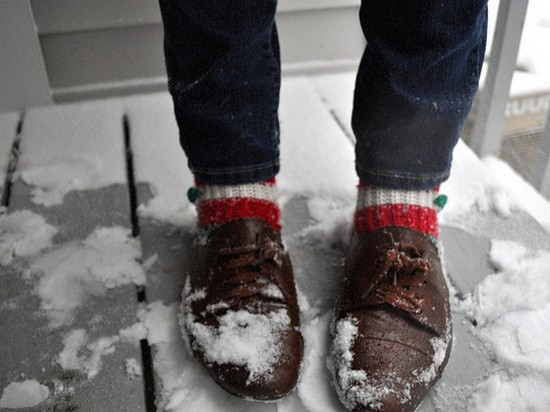 Как зимой уберечь обувь от соли