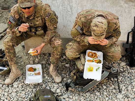 Необычные блюда в армейских сухпайках